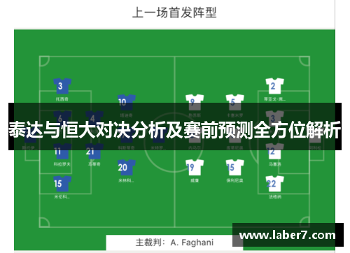 泰达与恒大对决分析及赛前预测全方位解析